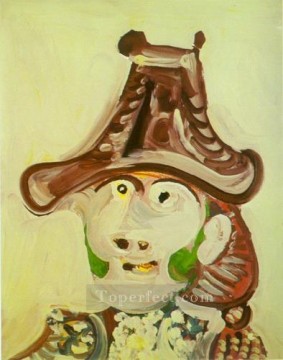パブロ・ピカソ Painting - 闘牛士の頭 1971年 パブロ・ピカソ
